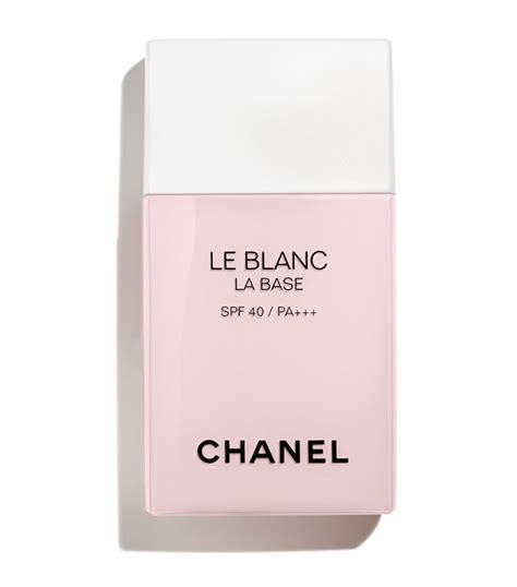 chanel le blanc orchidee|Chanel la base makeup.